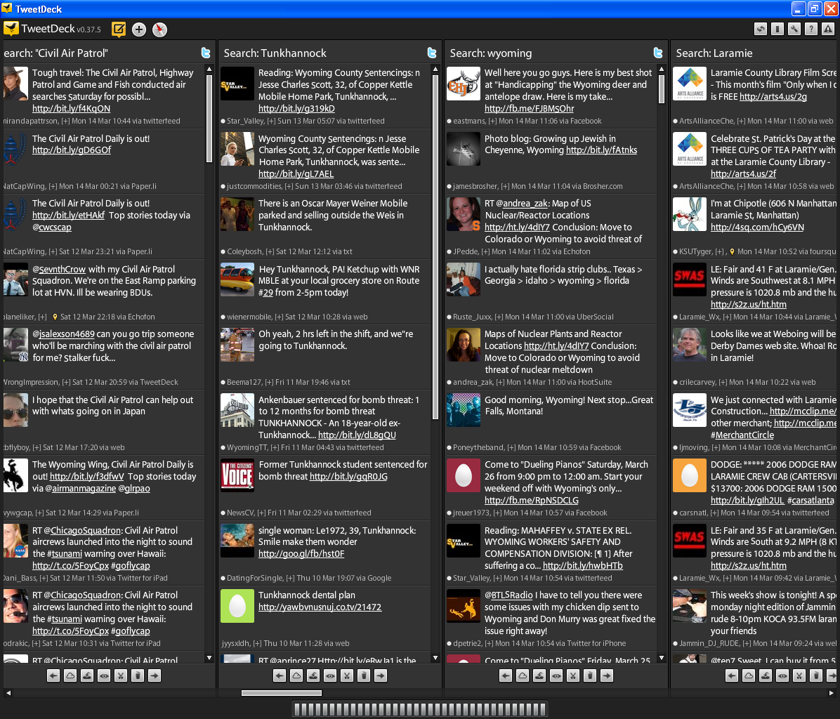 view twitter feed