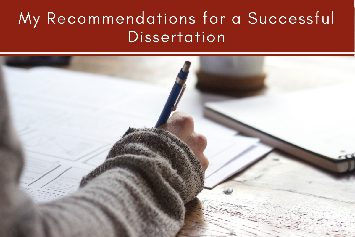 where do recommendations go in a dissertation