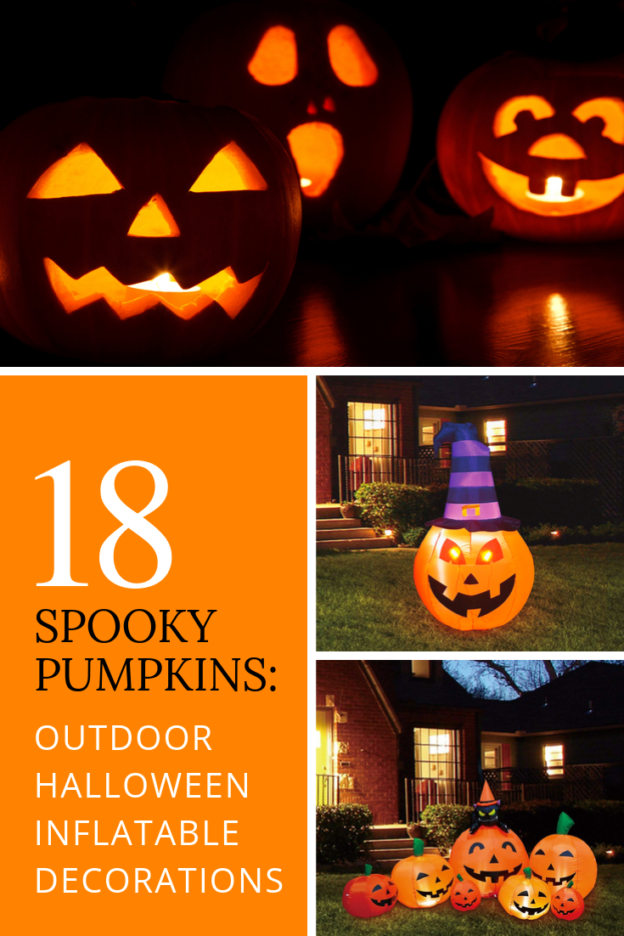 18 Spooky Pumpkins: Outdoor Halloween Inflatable Decorations | Tubarks ...