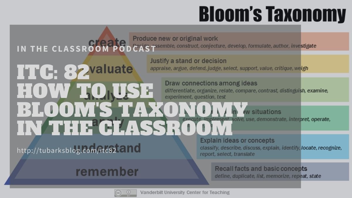 ITC: 82 – How To Use Bloom’s Taxonomy In The Classroom | Tubarks - The ...